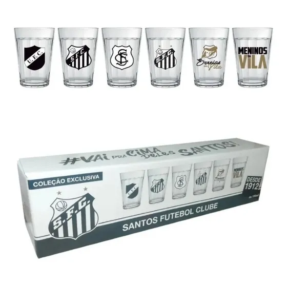 Conjunto Copo Americano Times Futebol Licenciado Kit 6 Peça