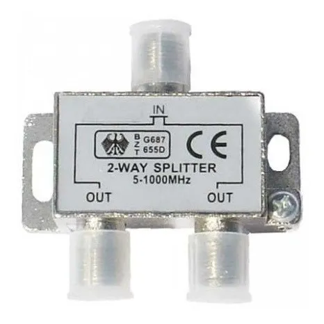 Splitter 2 Vias 1000mhz Cable Coaxial Modem Inter Direct 
