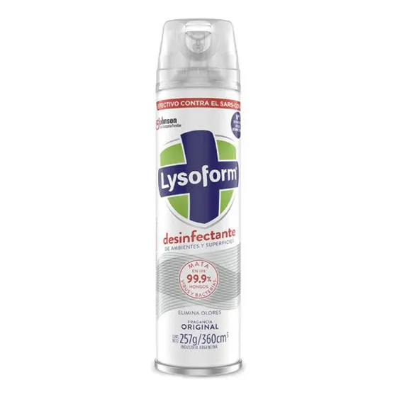 Lysoform Desinfectante De Ambiente Y Superficie 360 Cc