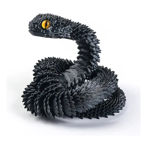 3d 30cm Cobras Brinquedo Articuladas Para Fidget Impressas