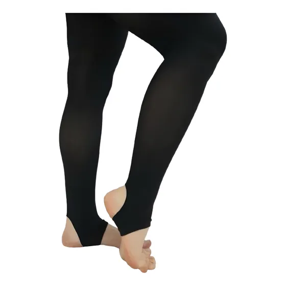 Meia Calça Sem Pé Conversível Estribo Legging  Fio 40 Ballet