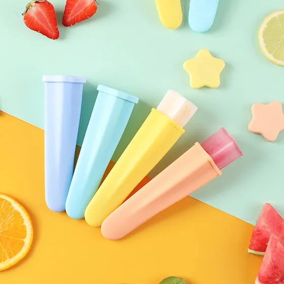 Mold Para Paleta Bpa Juego 4 Hielo Forma Estrella Hecho Casa