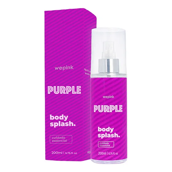 Body Splash Purple Desodorante Colônia 200ml - Wepink