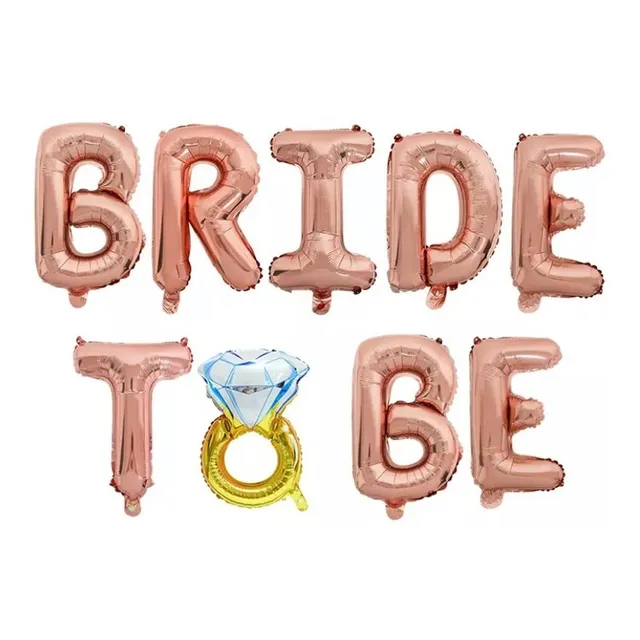 Globo  Bride To Be  Anillo Compromiso