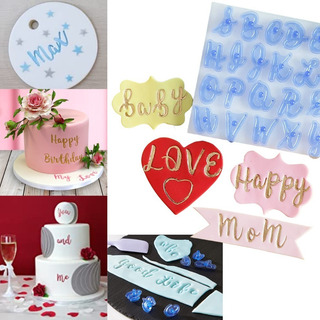 Sellos Fondant Letra Cursiva Abecedario Marcador Reposteria Sellos Fondant Letra Cursiva Abecedario Marcador Reposteria