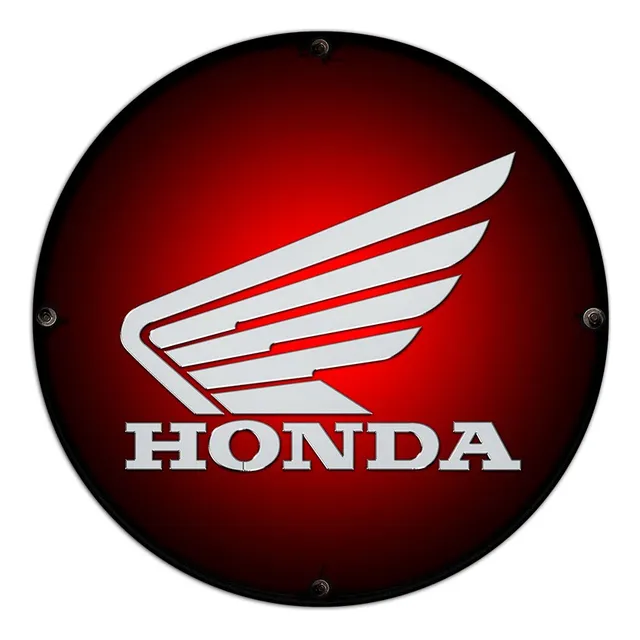 #528 - Cuadro Decorativo Vintage - Honda Moto Logo No Chapa