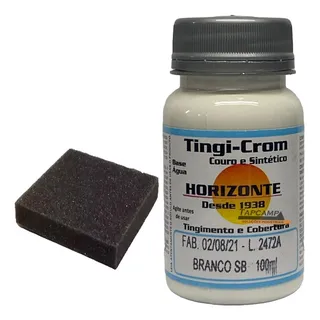 Tinta P/ Couro Plastico Banco Carro Sapato Tenis SofĂĄ 100ml Cor Branco Semi Brilho Tinta P/ Couro Plastico Banco Carro Sapato Tenis SofĂĄ 100ml Cor Branco Semi Brilho