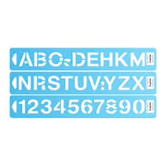 Letrografo Letras Y Números Plantec 60mm(2260)