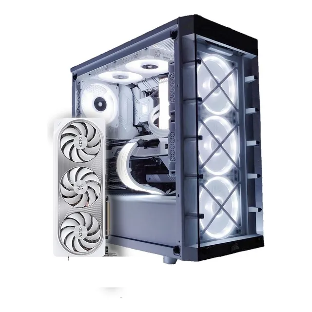 Pc Gamer Blanca Enfriamiento Líquido Ryzen 9 4080 Ram Ddr5