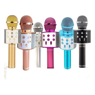 Microfone Bluetooth S/ Fio Karaoke Cores Infantil Promoção Microfone Bluetooth S/ Fio Karaoke Cores Infantil Promoção