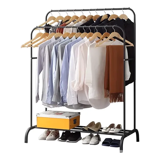 Organizador Perchero De Ropa Cr04 Doble