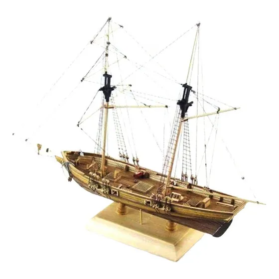 Kit De Modelo De Navio De Madeira, Modelo De Veleiro