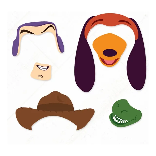 Toy Story Photo Booth Props  -textos Editables**