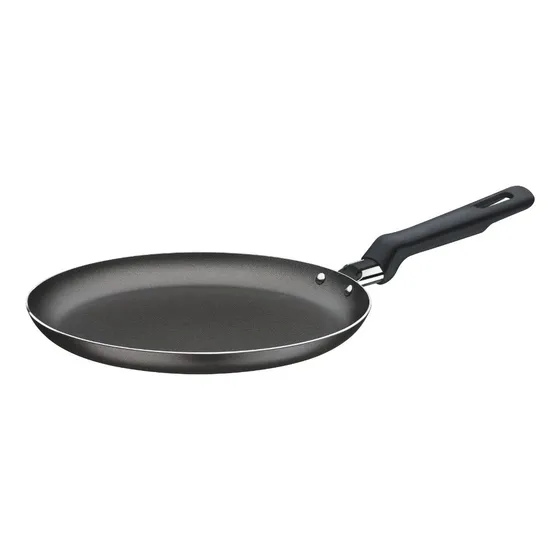 Panquequera 22 Cm Teflon Tramontina Antiadherente Color Negro