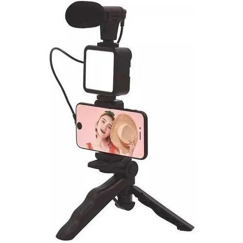Kit De Grabacion Estabilizador Aro Luz Youtuber Microfono