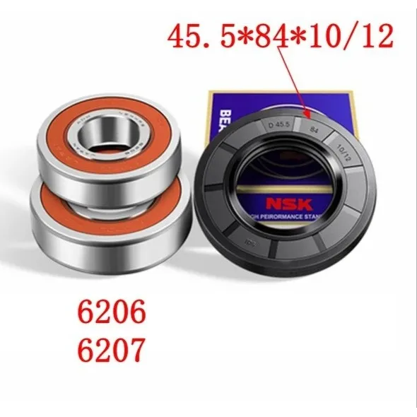 Kit Rolineras Y Sello Lavadora Samsung Carga Frontal 45.5x84
