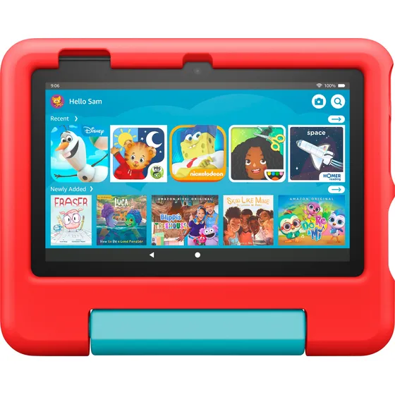 Tablet Amazon Fire Hd 7 Kids 7 Para Niños Rojo Morado Azul .