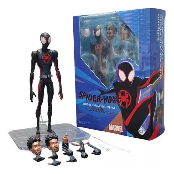 Figura Deaçãodo Homem-aranha Miles Do Outro Lado Do Universo