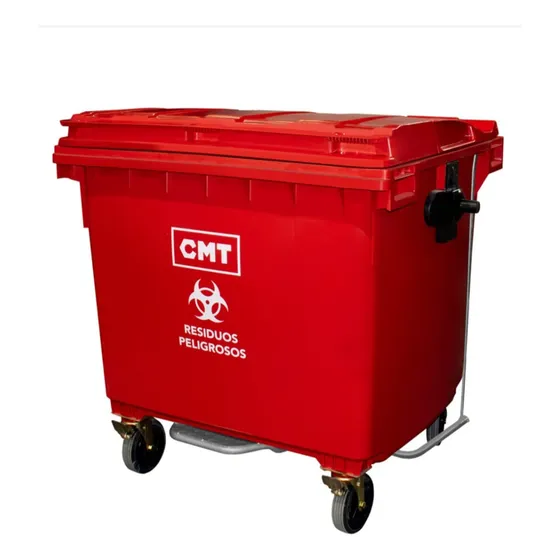 Tacho Contendedor De Basura 660 Litros Importado