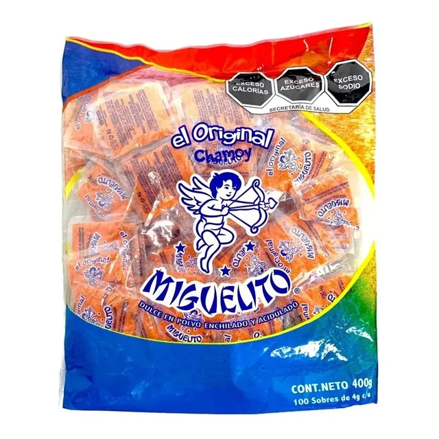 Miguelito Chilito Chamoy Bolsa Polvo Sobres 100 400g