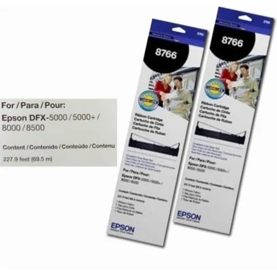 Cinta Epson Original 8766 Dfx 5000 / 8000 / 8500 Vigente