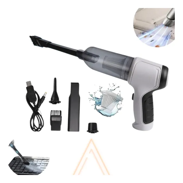 Mini Aspirador Automotivo Soprador Usb Portátil Recarregável