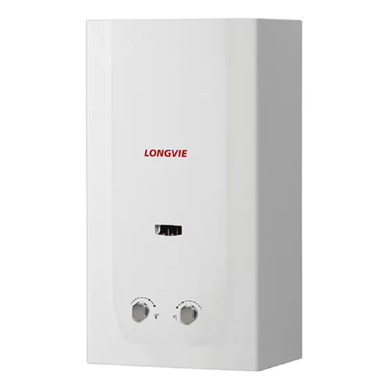 Calefón Longvie Tiro Natural Pilotless 14 Litros Cn514ss Gn Color Blanco