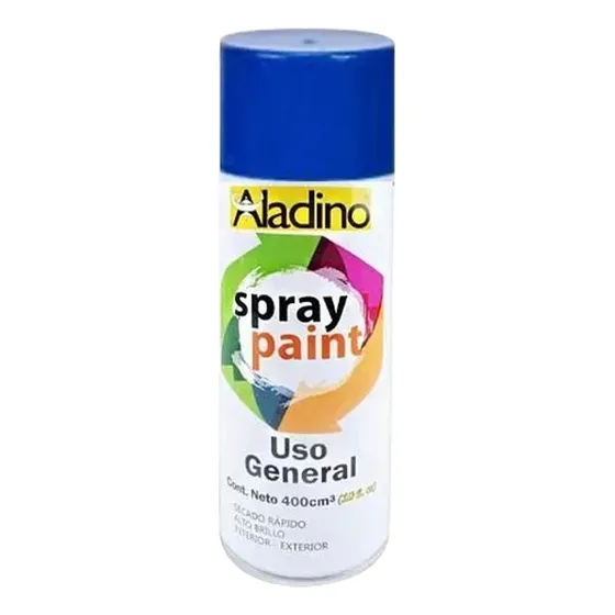Pintura Spray Acrílica Aladino Uso General 400cc