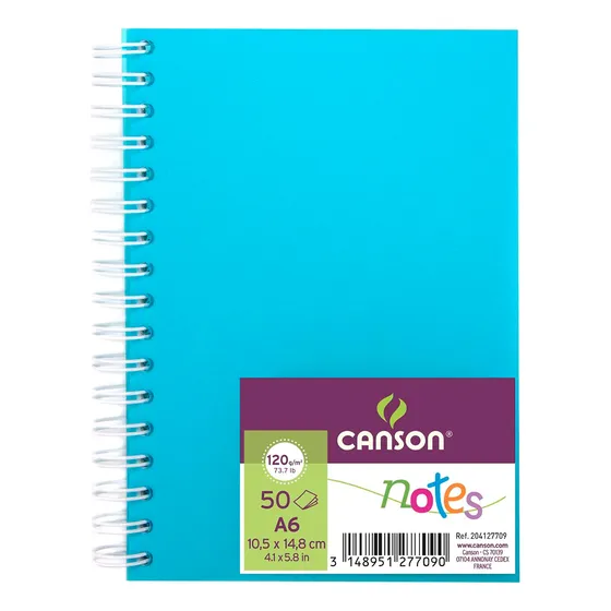 Canson Notes A6 (10,5 X 14,8cm) 120grs 50hjs/elige Tu Color