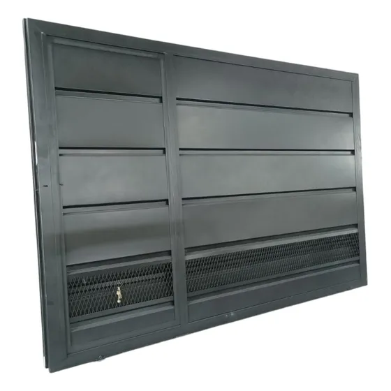 Portón Corredizo Visor De Malla 3x2 C/puerta De Escape