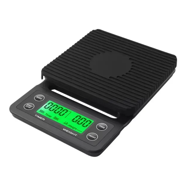 Gramera Digital Profesional Con Temporizador De 0.1g - 3 Kg
