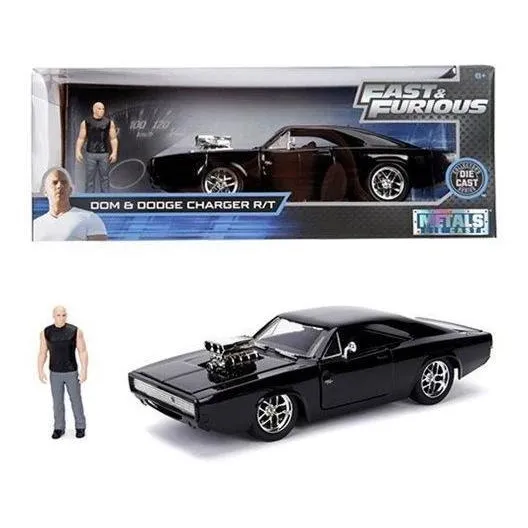 Dodge Charger Dom's F&f Dominic Toreto Jada Esc 1:24