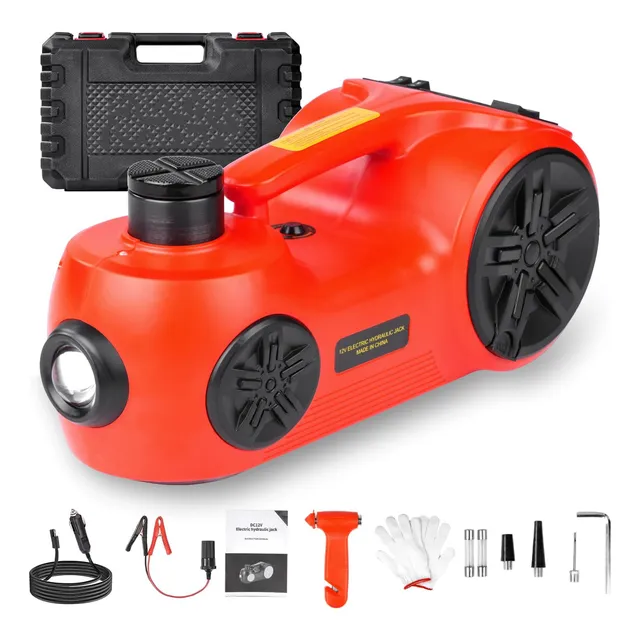 Gato Hidráulico Automatico Electrico 5t 12v 15.5 A 45cm
