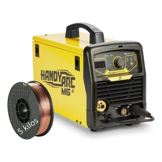 Soldador Inversor Esab 160a Handyarc Mig 160i 110/220v