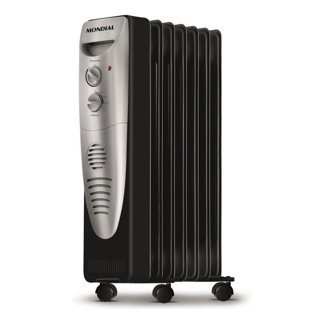 Aquecedor A Óleo Mondial 1500w A06 Cor Preto Aquecedor A Óleo Mondial 1500w A06 Cor Preto