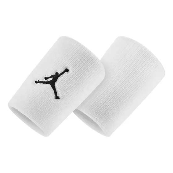 Muñequeras Deportivas Jordan Jumpman 2 Pk-blanco