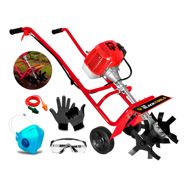 Motocultivador 52cc A Gasolina 2 Tempos + Acessórios Motocultivador 52cc A Gasolina 2 Tempos + Acessórios