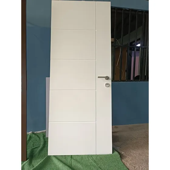 Puertas Entamboradas De Pvc  Con Marco Puertas De Madera