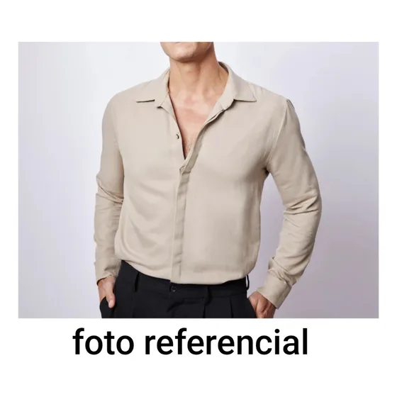 Camisas Oxford Para Caballeros. Edwards. Color Beige.