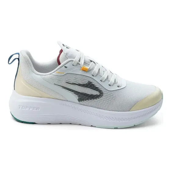 Zapatilla Topper Mujer Stance 3 Gris Bar/beige