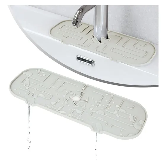 Bandeja Colectora Goteo Manija Silicona Para Grifo Baño