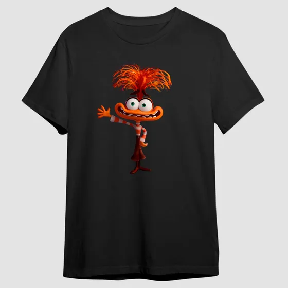 Camiseta Básica Filme Inédito Divertidamente Ansiedade Geek