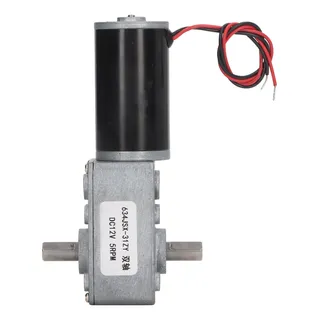 Motor Helicoidal, Doble Eje, Dc, 12 V, Velocidad De Autobloq Motor Helicoidal, Doble Eje, Dc, 12 V, Velocidad De Autobloq