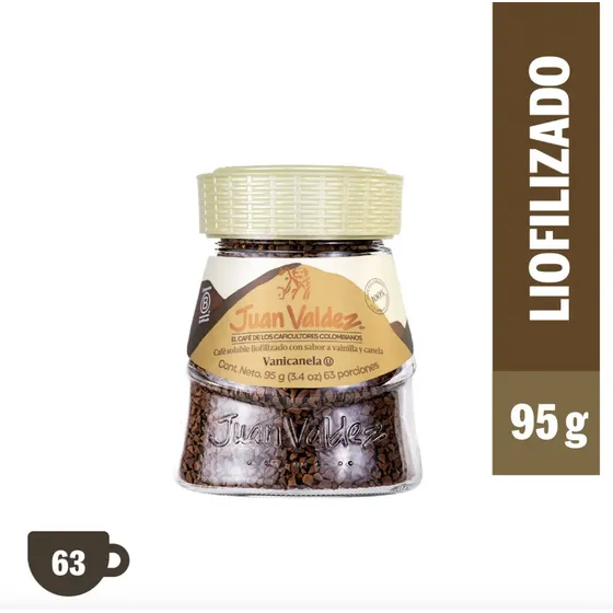 Café Liofilizado Juan Valdez Vainicanela 95g | Cuotas sin interés