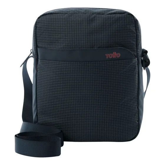 Bolso Para Hombre Bandolera Totto Dual S Color Azul Oscuro Diseño De La Tela Diseños
