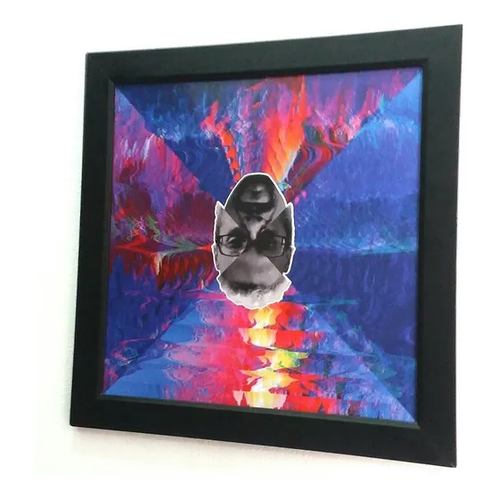 Quadro Black Alien Abaixo De Zero Hello Hell Capa Do Lp Cd 