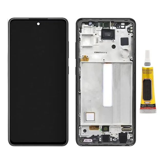 Frontal Touch Display Para A52s A528 C/aro Premium + Cola