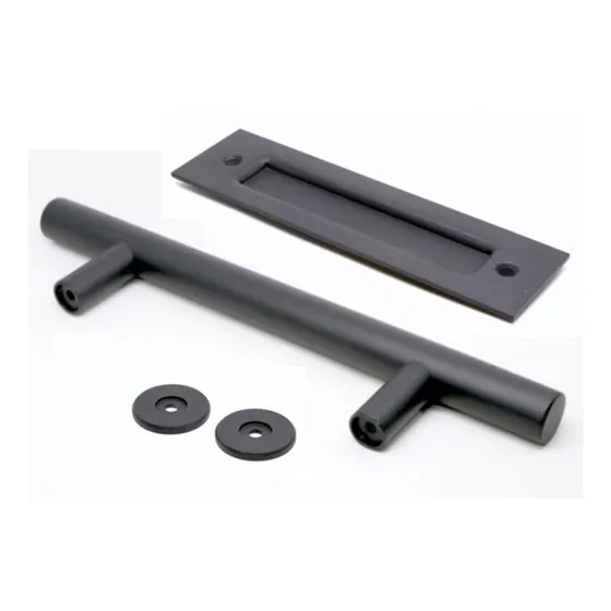 Kit Manijon Magazzino Spinta Negro Herrajes Roma