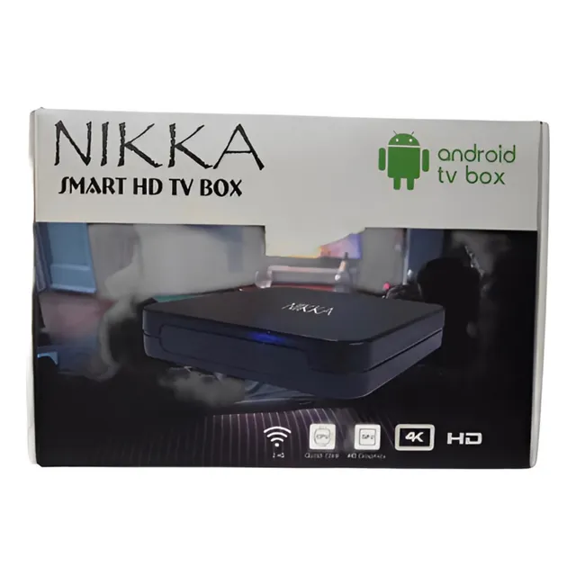 10 Pzas Tv Box Smart Tv Hd,4k, Android Sin Mensualidad Stand Negro