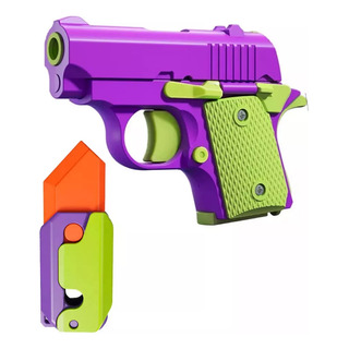 Pistola De Juguete Con Cuchillo Para Aliviar El Estrés Pistola De Juguete Con Cuchillo Para Aliviar El Estrés